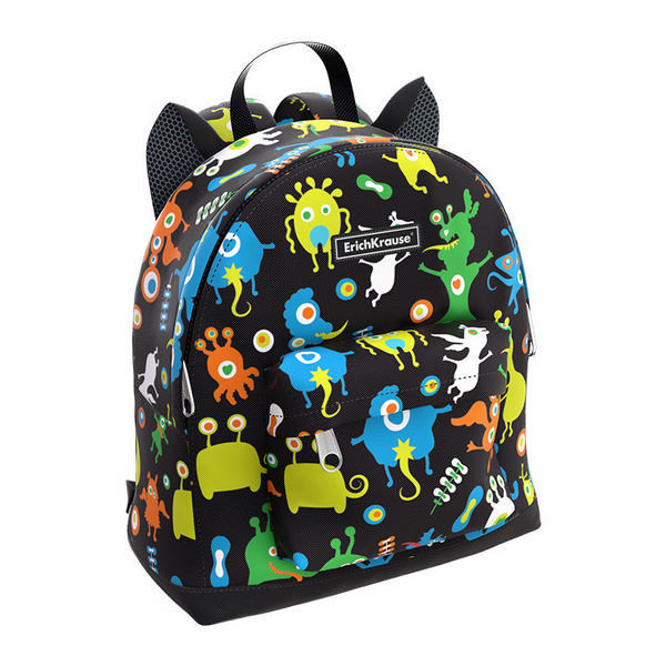 Рюкзак Erich Krause "EasyLine Мини с ушками 6L Funny Monsters"  20,5*25см ЕК48239