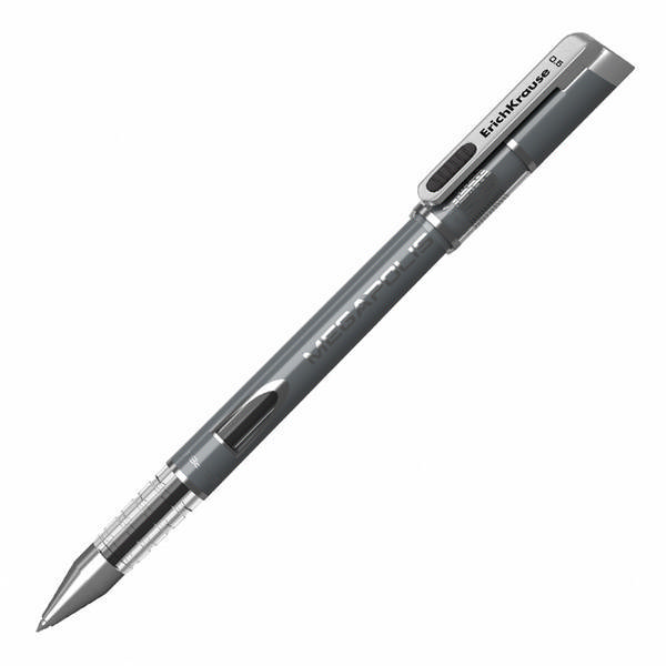 Ручка гелевая 0,5мм, черный, серый корп. "Megapolis Gel" 93 Erich Krause