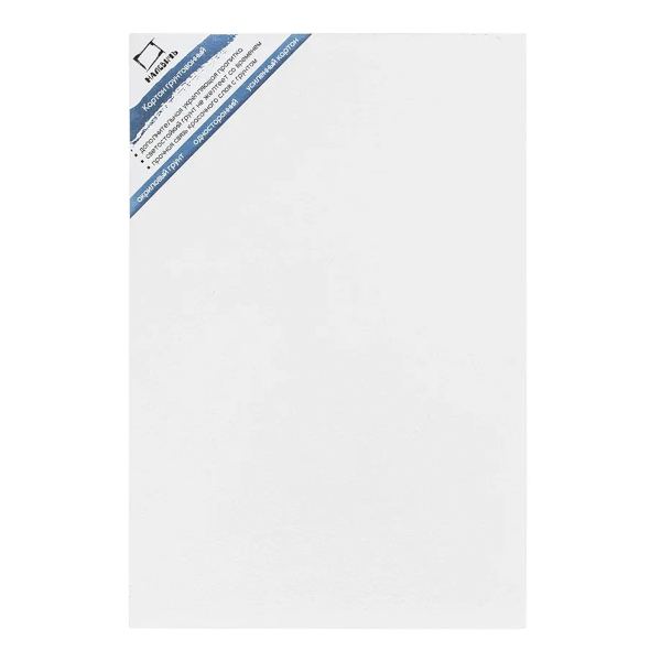 Картон грунтованный акрилом 20*30см, односторонний 312030 Малевичъ