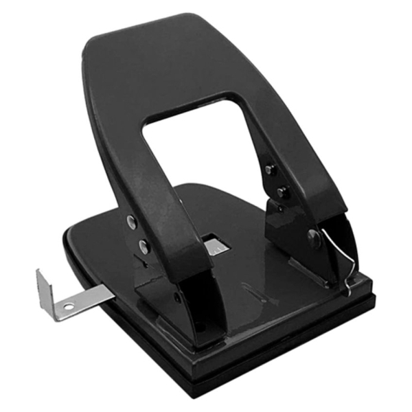 Дырокол 30л DOLCE COSTO с линейкой, черный D00085