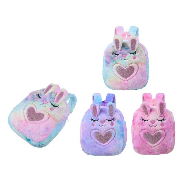 Рюкзак MAZARI ТМ "Rabbit" 29*23*3см, 1отд., иск.мех, ассорти M-9693