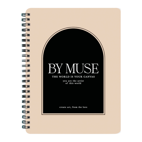 Тетрадь 120л А5 клетка/гребень "Muse. Молочная рамка" картон, рисунок N5408 Be Smart