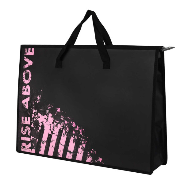 Папка с ручками А3 (450*330мм) 1отд., пластик, молния "Дерзкий розовый" 69271 Феникс+