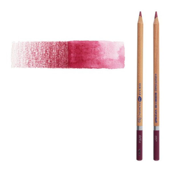 Карандаш акварельный Невская палитра "Белые ночи" №325 (бордовый) круглый, дерево 158-325