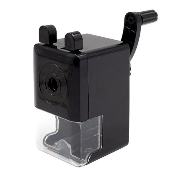 Точилка Workmate "Office Line" механическая, 1 отв., пластиковая, контейнер, ассорти 14-3351 