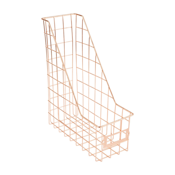 Лоток вертикальный "Rose Gold" 100мм, металл, розовое золото MS_39433 MESHU