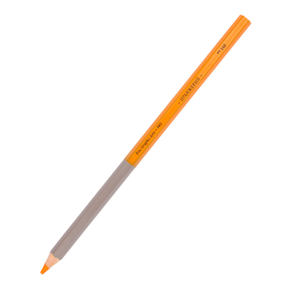 Карандаш дерево, 6-гран., оранжевый 146 "GrafArt PRO" 194146 Малевичъ (1шт)