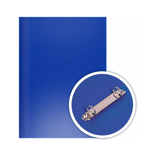 Папка 2 кольца А4, 32мм, 350мкм, синяя "Эконом" D00335-BL Dolce Costo