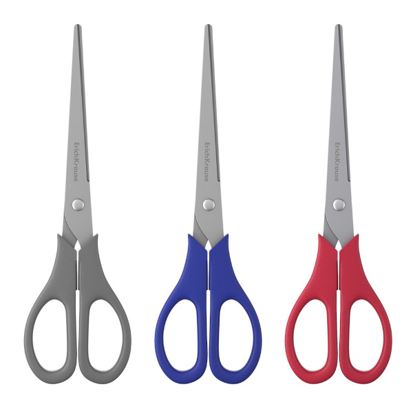 Ножницы 19см Erich Krause "EasyCut" пластик, ассорти 60839