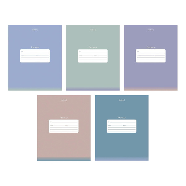 Тетрадь 18л А5 линейка "PROстиль" пластик, ассорти 18Т5В2пл Hatber