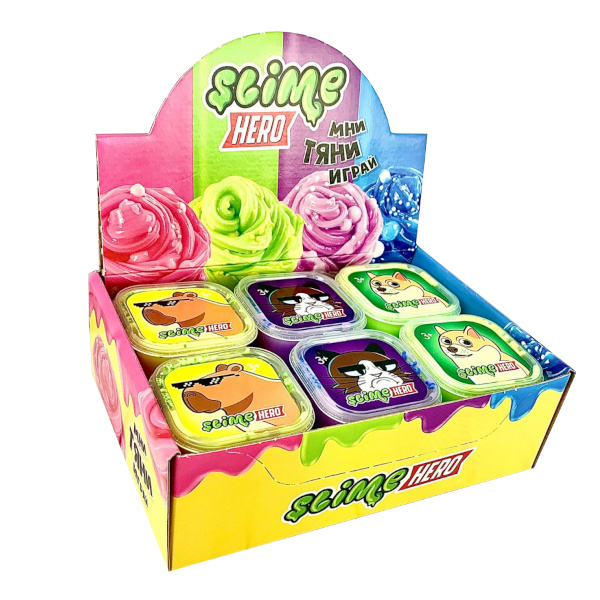 Слайм Slime "Hero. Мем" ассорти SLM353