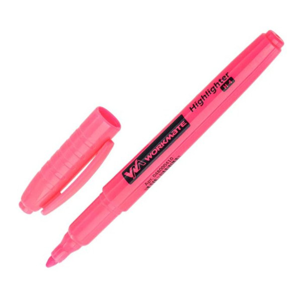 Текстовыделитель Workmate H-4 /розовый/скош./1-4мм 14-3449