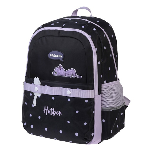 Рюкзак Hatber Модная школа "Все лень" 2отд., 3карм., полиэстер, 40*29*17,5см NRk_22045