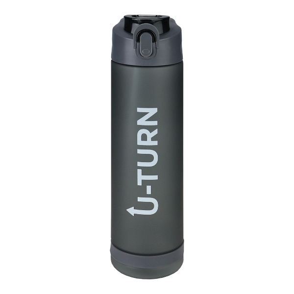 Бутылка для воды Миленд "U-turn. Сила" черный, 850мл УД-9393
