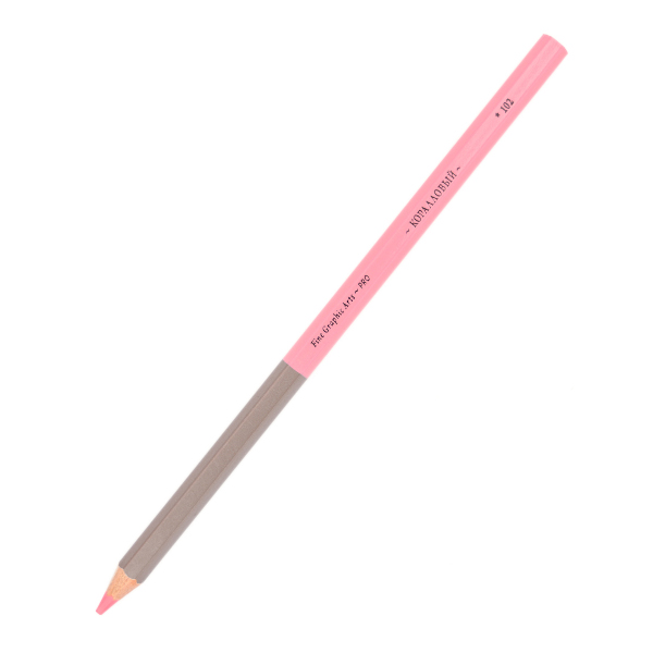 Карандаш дерево, 6-гран., коралловый 102 "GrafArt PRO" 194102 Малевичъ (1шт)