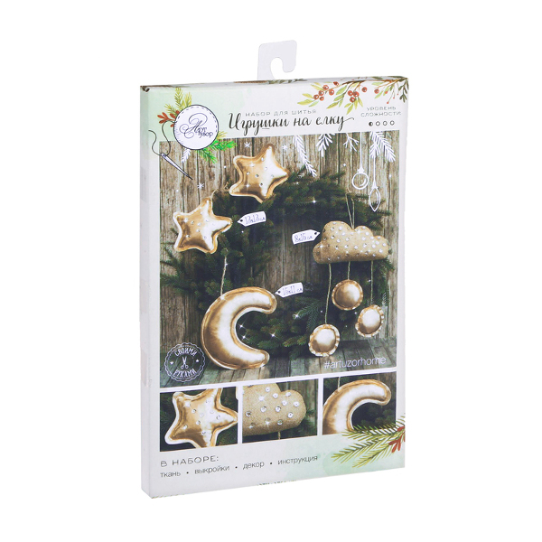 Набор для творчества Арт Узор создание елочного украшения "Новогодняя ночь" 2346315