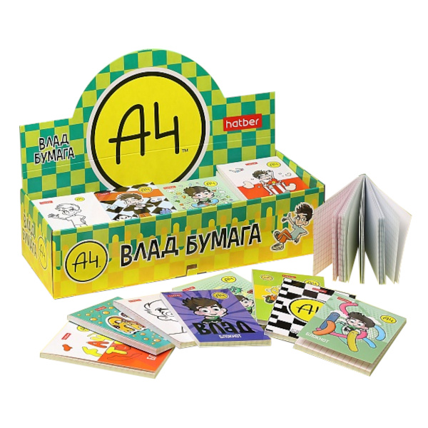 Блокнот А7 40л "Спорткар" клетка, гребень, мягк.обл., картон, рисунок 73413 Феникс+