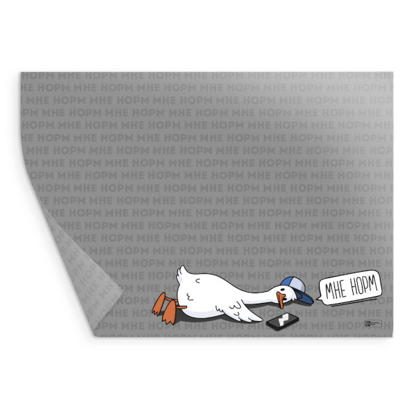 Пленка для уроков труда 50*70см "Утка" 69114 Феникс+