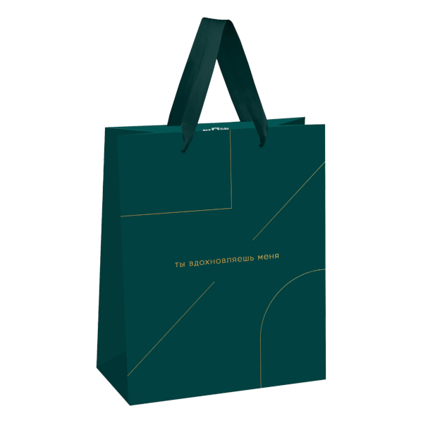 Пакет бумажный 42*33*12см "Monocolor. Emerald" MS_52033 MESHU