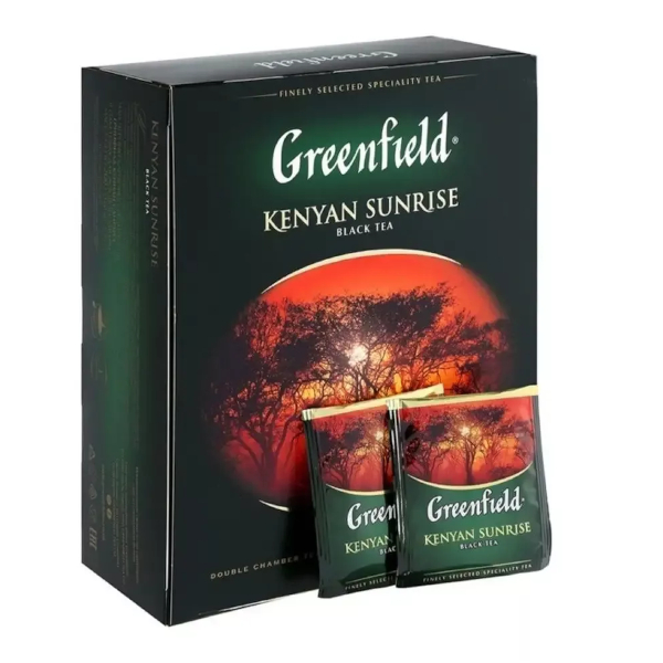 Чай черный "Greenfield. Кениан Санрайз" 2гр*100шт (0600-09)