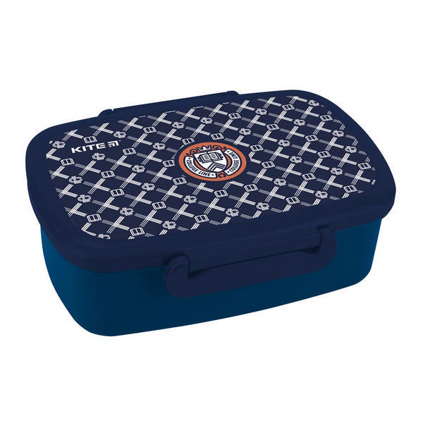 Ланчбокс Kite College Line 750мл, 2 отсека,в компл. ложка,вилка синий K19-163-4