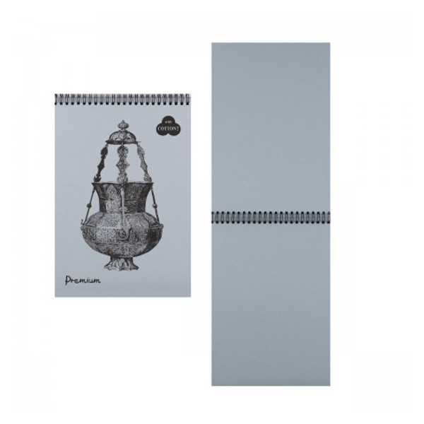 Скетчбук для пастели А4 30л, голуб., 160г/м2, гребень "Bluemarine (голубой)" БPr4/Вm