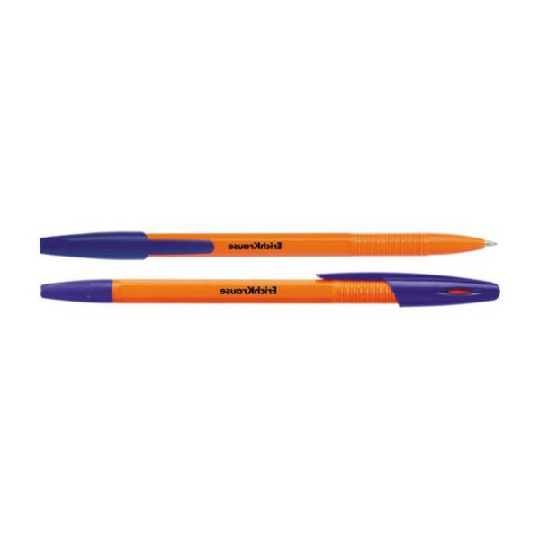 Ручка шар. 0,7мм, синий, оранж. корп. "R-301. Orange" 22187/43194 Erich Krause