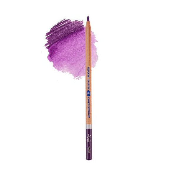 Карандаш акварельный Невская палитра "Белые ночи" №32 (пурпурно-фиолетовый) круглый, дерево 158-32