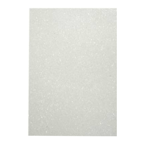 Пористая резина (фоамиран) 20*30см "Глиттер. Белый" 2мм 9431500 Magic 4 Hobby 1лист