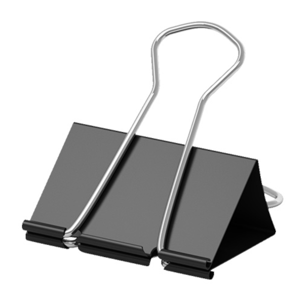 Зажим 51мм черный ЕК2981 (1шт) Erich Krause