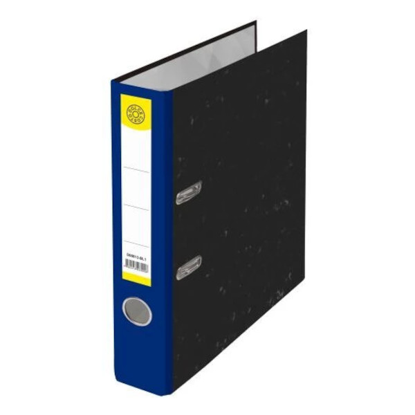 Папка-регистратор А4, 50мм, картон, мраморный синий D00013-BL1 Dolce Costo