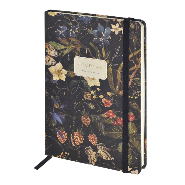Записная книга А5 100л "Лесные ягоды" линейка, сшивка, тв.обл. 3-479/03 BrunoVisconti