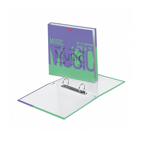 Обложка для тетрадных блоков А5, 2 кольца, картон/пленка, рисунок "Важные слова" ПК5л_26096 Hatber