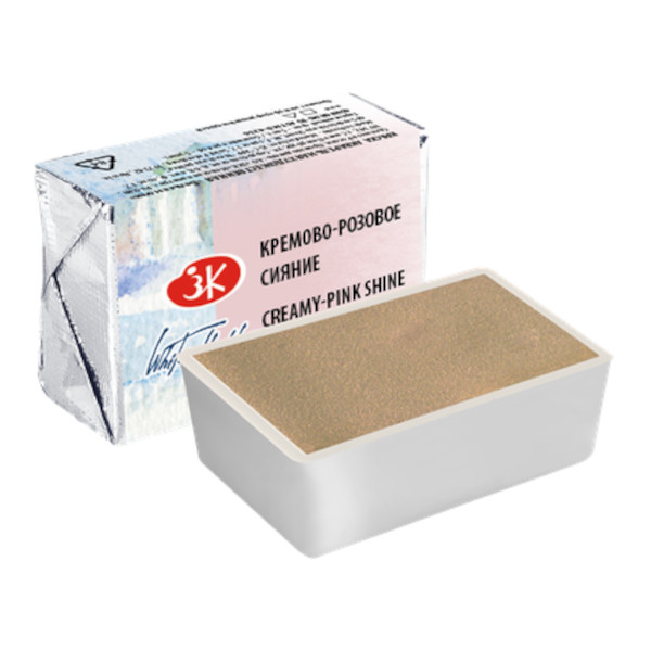 Акварель худож. Невская Палитра "Белые ночи" кювет 2,5 мл кремово-розовое сияние 19111001