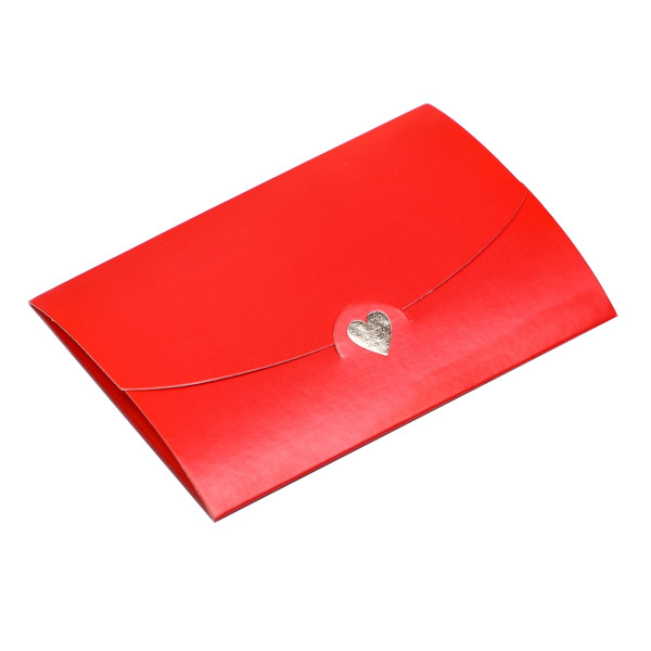 Открытка-конверт для сертификата, алый 7*10,5см 9669236 Upak land