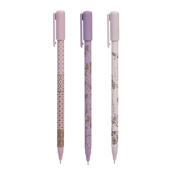 Ручка гелевая 0,5мм, черный, ассорти корп. "Muse" GPs_083257 Hatber