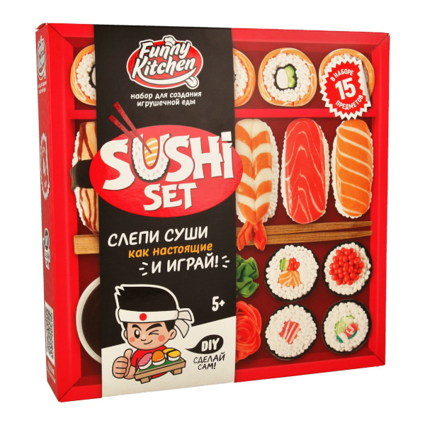 Набор д/творчества Slime лаборатория "Funny Kitchen Sushi set" SS500-40213