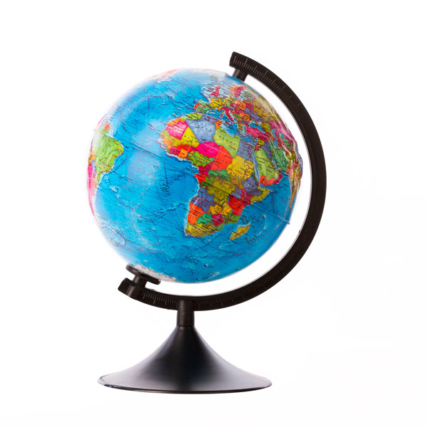 Глобус Globen Классик Евро D=32 см с политической картой Земли, рельеф.поверх. на подст. КеО13200230
