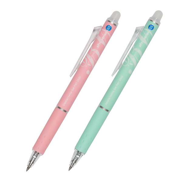 Ручка гелевая автомат. стираемая 0,5мм, синяя, корп. ассорти "DeleteClick Zefir" 20-0320/51 BV