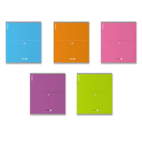 Тетрадь 48л А5+ клетка "MC-7" картон, ассорти 47512 Erich Krause