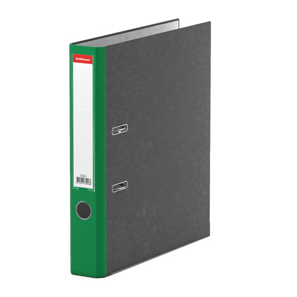 Файл А4, 50мм, разборный, картон, карман, кант, мраморный зеленый "Original" 33016 Erich Krause