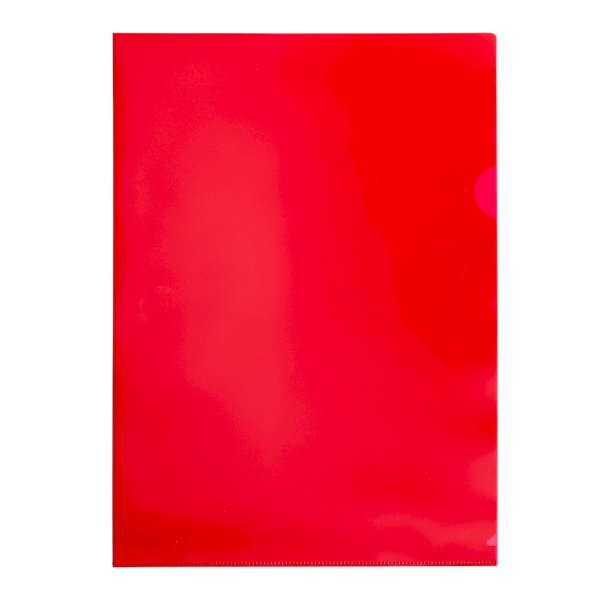 Папка-уголок А4, 1отд., 180мкм, красная 15-6227 Workmate