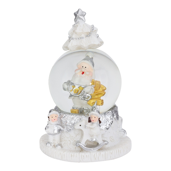 Шар стеклянный "Волшебный праздник" 9*5,5*5,5м, 3*AG3 подсвет. СВШ-2233 Миленд