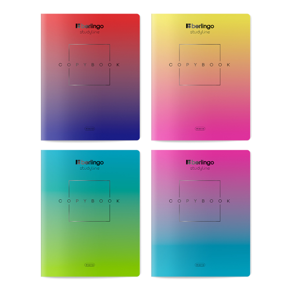 Тетрадь 48л А5 клетка "Radiance" картон, ассорти CBs_48005 Berlingo