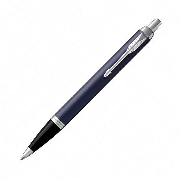 Ручка шар PARKER "IM Core Matte Blue СТ" синяя, син. латун. корп., хром отд., 1мм 1931668