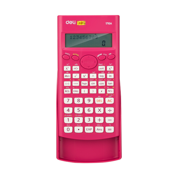 Калькулятор Deli E1710A/RED (красный) инженерный 10р+2р (240 функций)