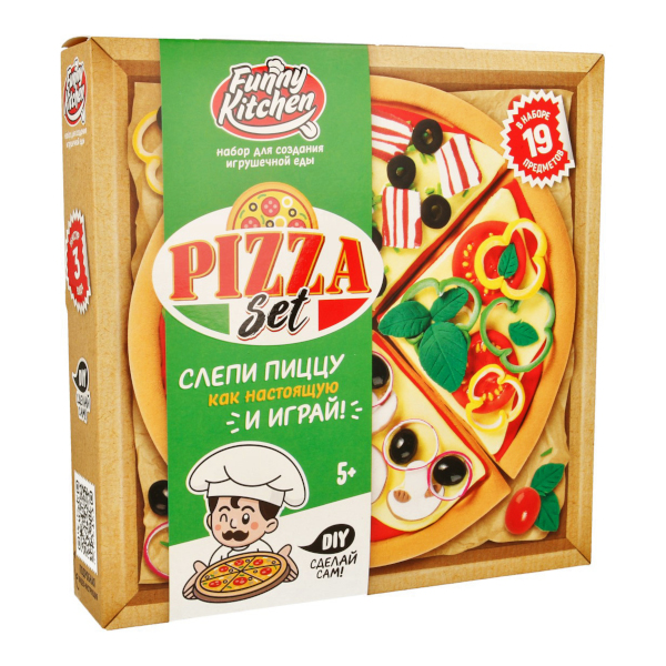 Набор д/творчества Slime лаборатория "Funny Kitchen Pizza set" SS500-40214