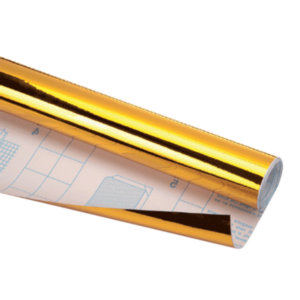 Пленка самоклеящаяся 45*100см deVENTE "Металлизированная" золото, 30мкм 8117122