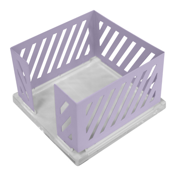 Подставка для бумажного блока deVENTE "Pastel" 10*10*6,3см, металл, сиреневый 4105309
