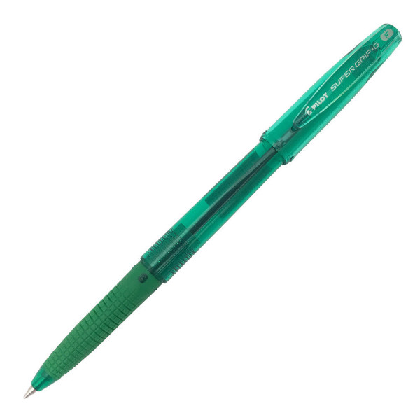 Ручка шар. масл. осн. 0,7мм, зеленый, тонир. корп."Super Grip"  BPS-GG- F (G) Pilot